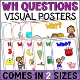 WH Questions Visual Posters - Wh Mini Anchor Charts with Pictures FREE