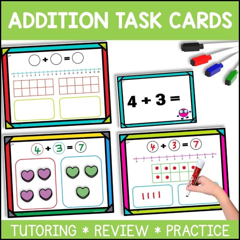 aDDITION Task Cards