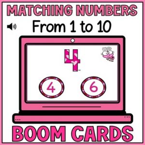 Valentines Day Number Recognition Matching Numbers Special Ed Math Boom Cards
