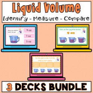 Liquid Volume Measurement BOOM CARDS
