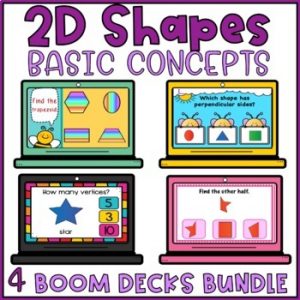 2D Shapes Identifying Describing 2D Shapes Attributes Geometry BOOM Bundle