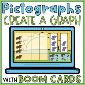 Pictographs Graphs and Data Picture Graphing BOOM Cards