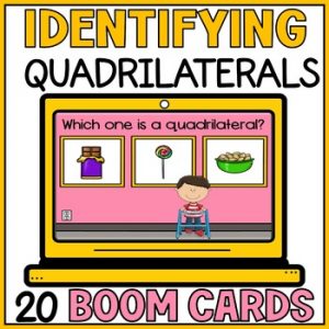 Quadrilaterals Real World Objects Boom Cards - Identifying Quadrilaterals