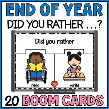 End Of The Year Reflections Memories Game - Last Days of School Boom Cards